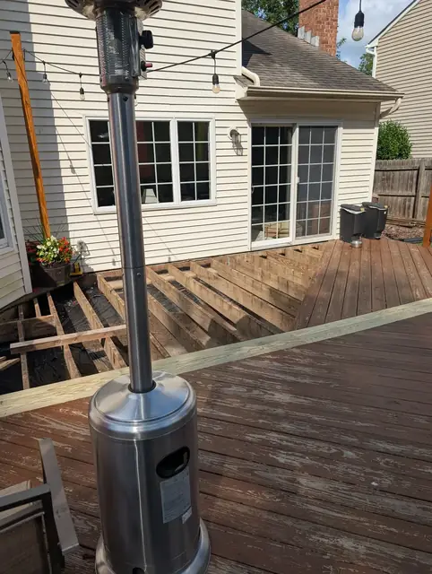30-Year-Old Deck Restoration, before